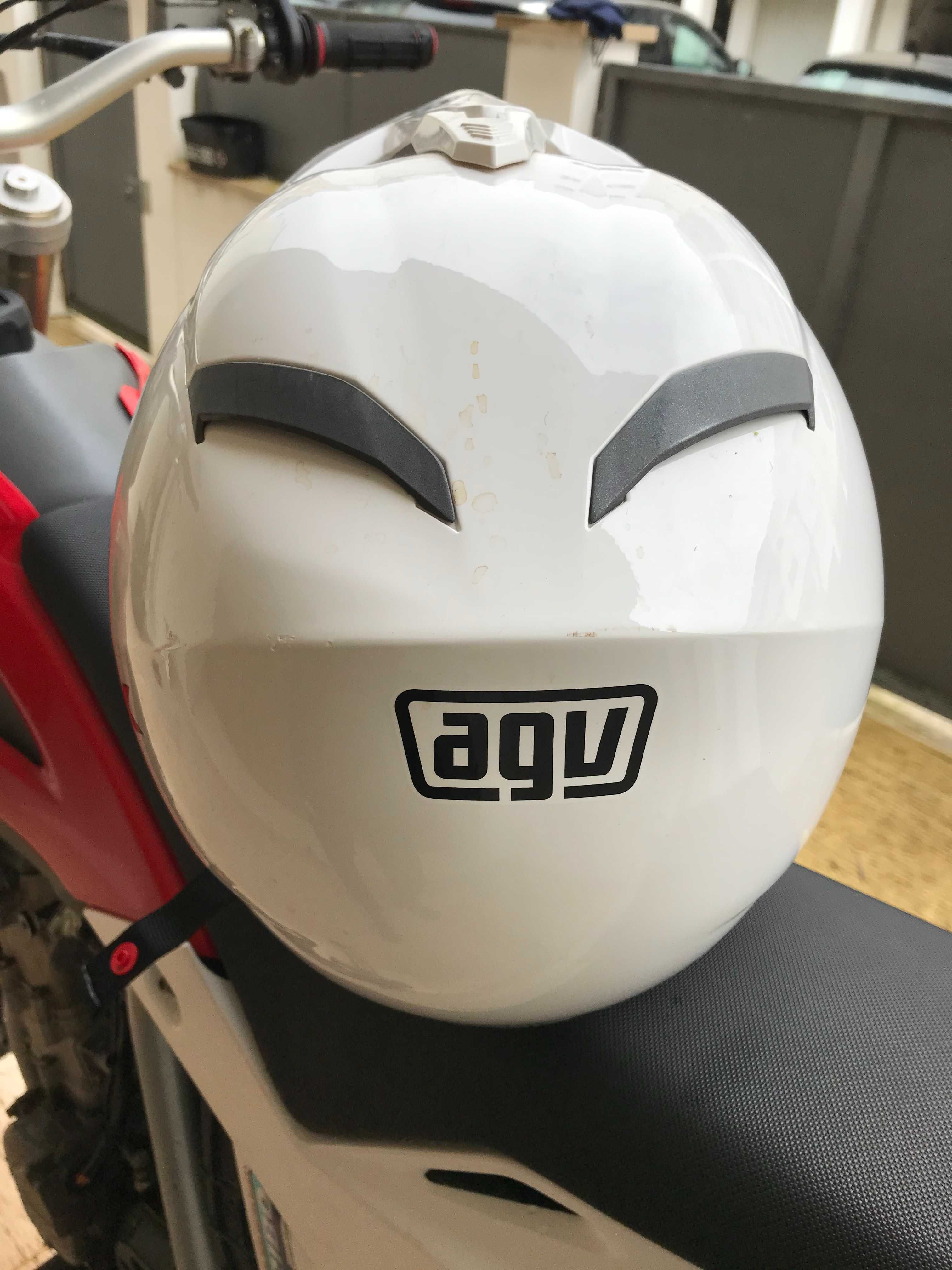 Capacete Cross Enduro AGV MT-X Branco