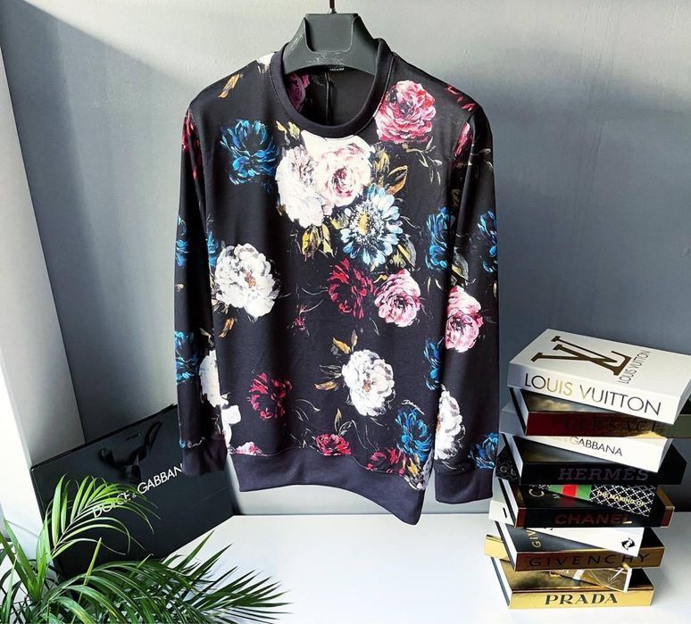 РАСПРОДАЖА! Мужской свитшот DOLCE GABBANA батник реглан кофта оригинал