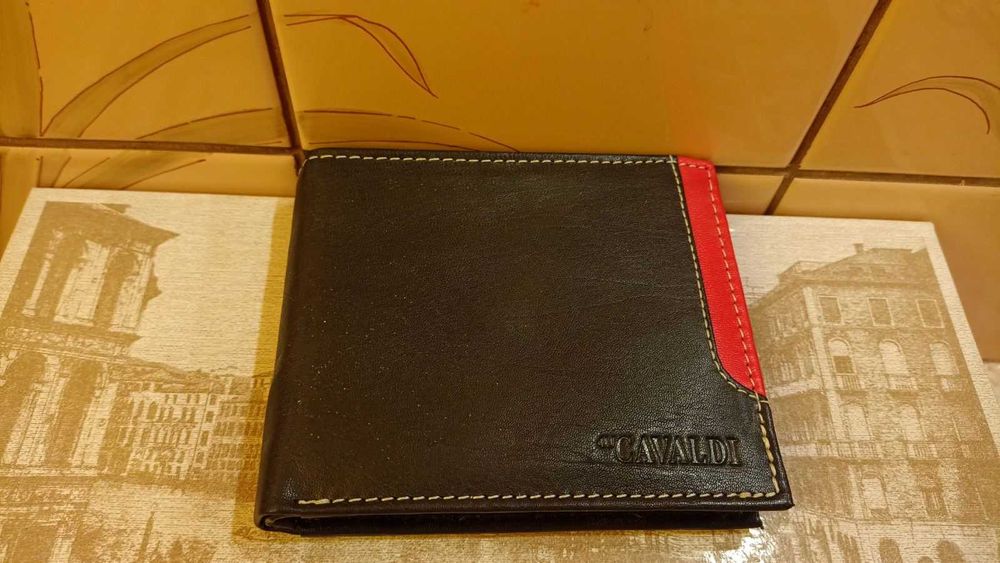 Portfel męski skóra Cavaldi