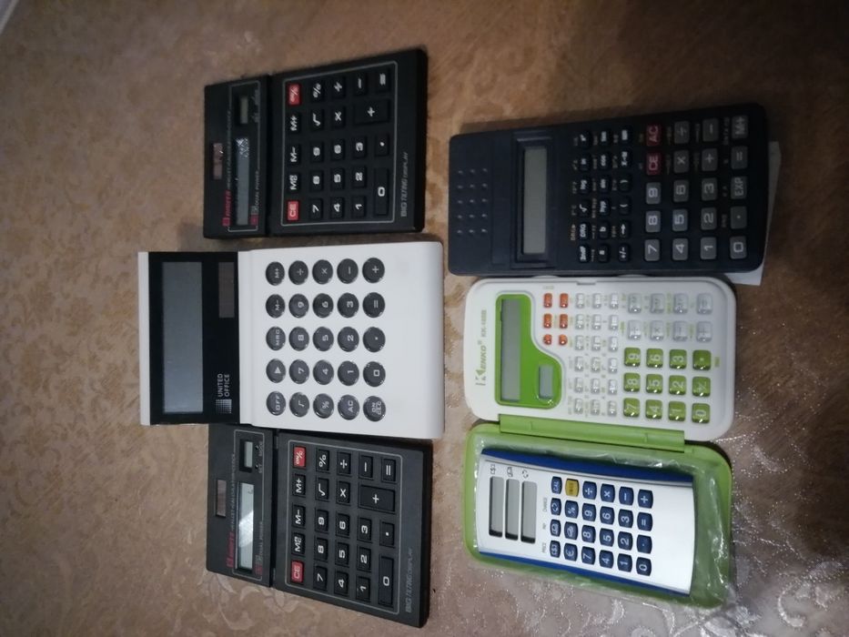 6 Máquinas  Calculadoras Novas Diversas