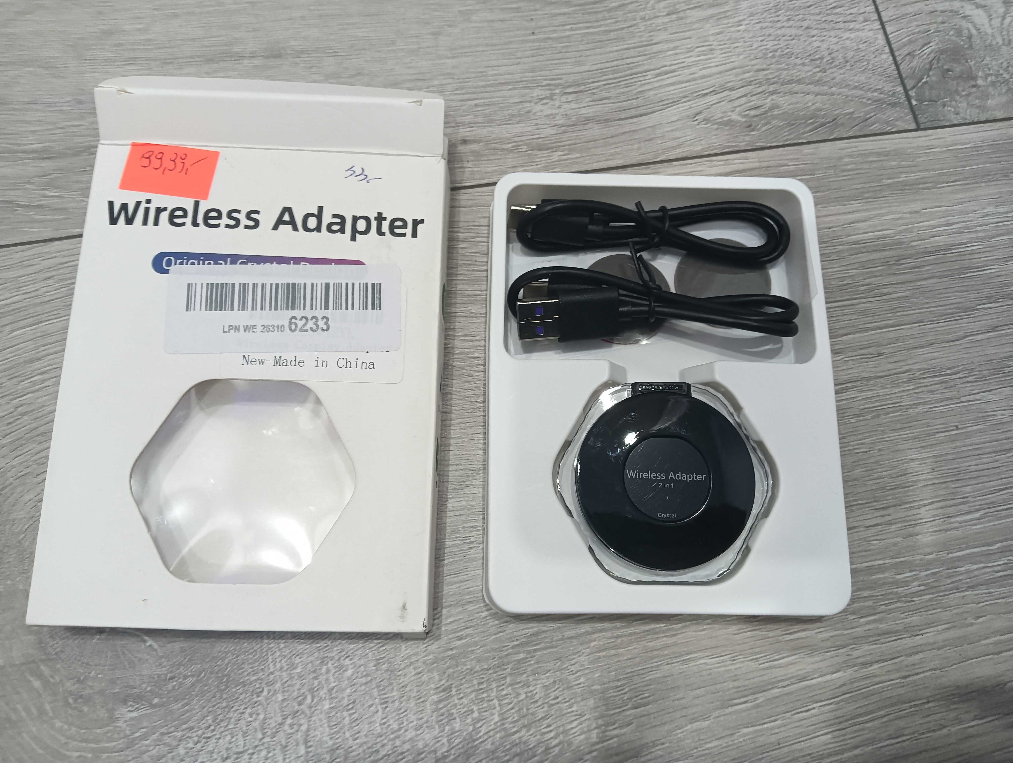 Wireless adapter samochodowy CarPlay Android