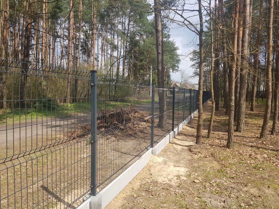 Panele ogrodzeniowe WIŚNIOWSKI 4mm 153cm Ocynk RAL podmurówka 78zł/mb