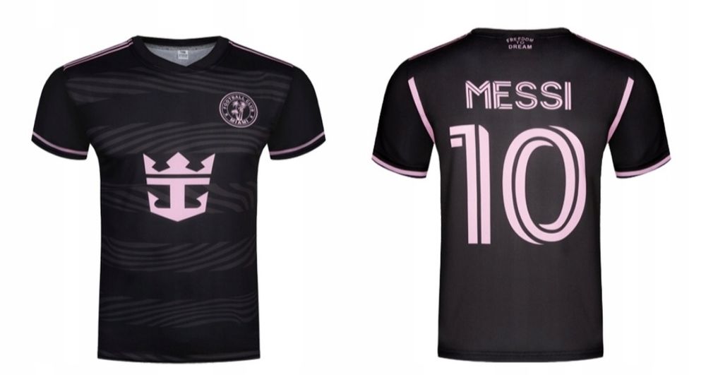 Koszulka piłkarska dziecięca Inter Miami Messi rozm. 152