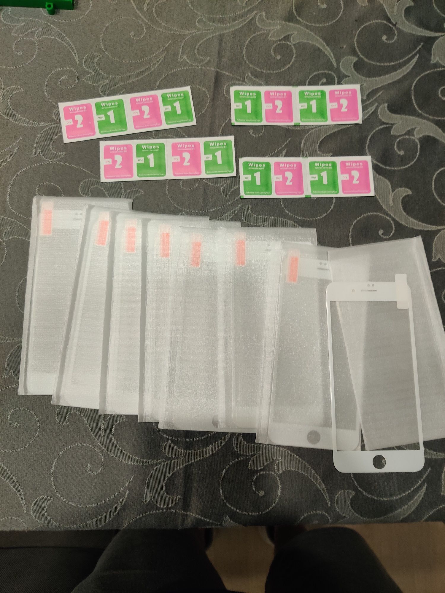 Película vidro temperado iPhone 8 Plus. Vendo 8 películas por 10€