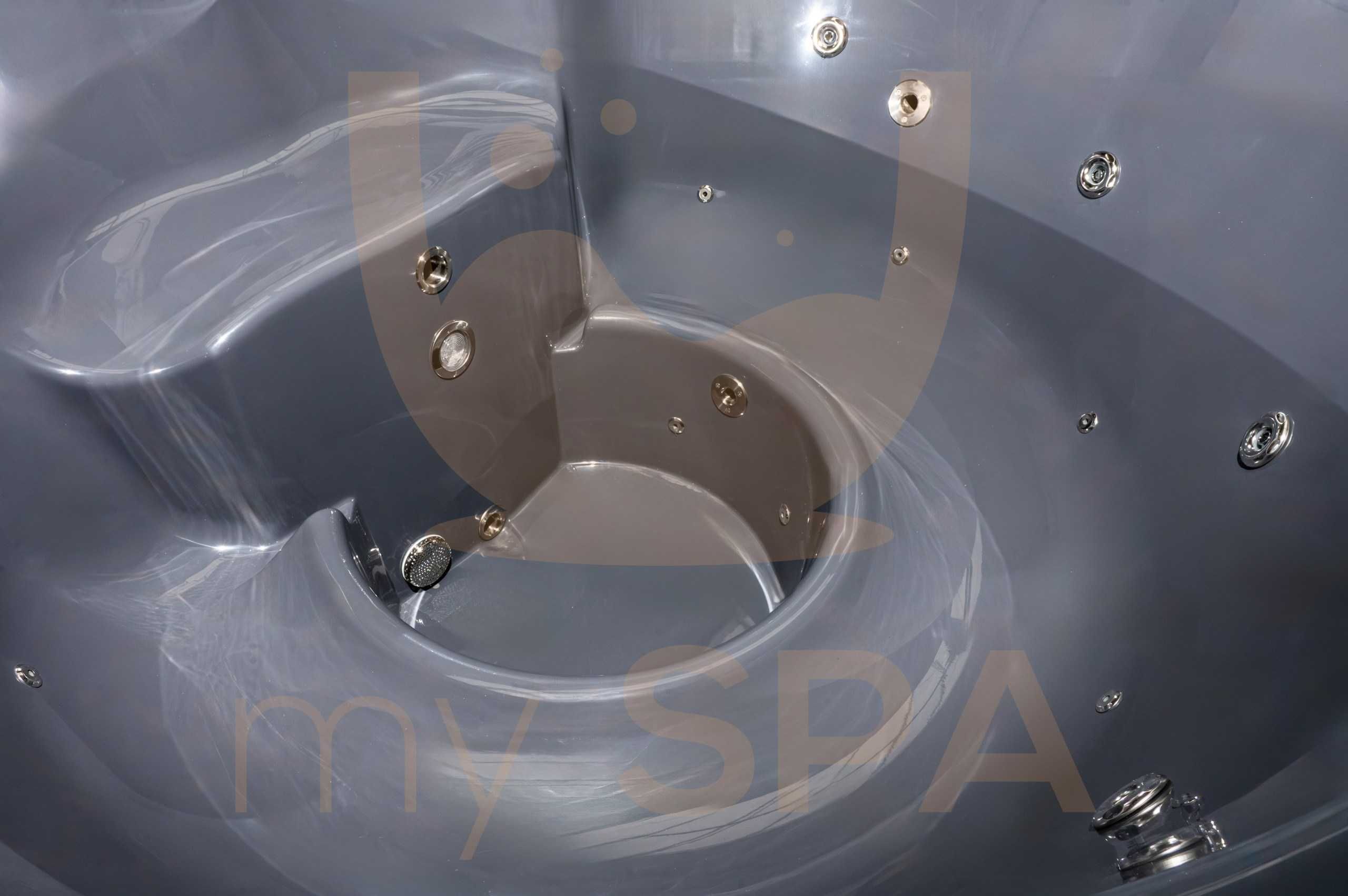 Balia Ogrodowa Jacuzzi Własne Hot Tub Gorąca Beczka Pokrywa Termiczna