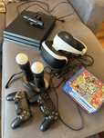 Vr Playstation + 2 move + 3 gry