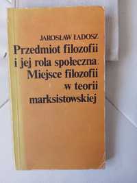 Ładosz przedmiot filozofii i jej rola...