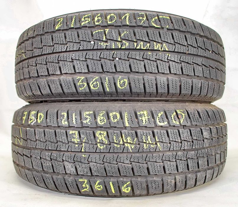 4x 215/60 R17C Hankook RW06 opony zimowe 6 mm / montaż