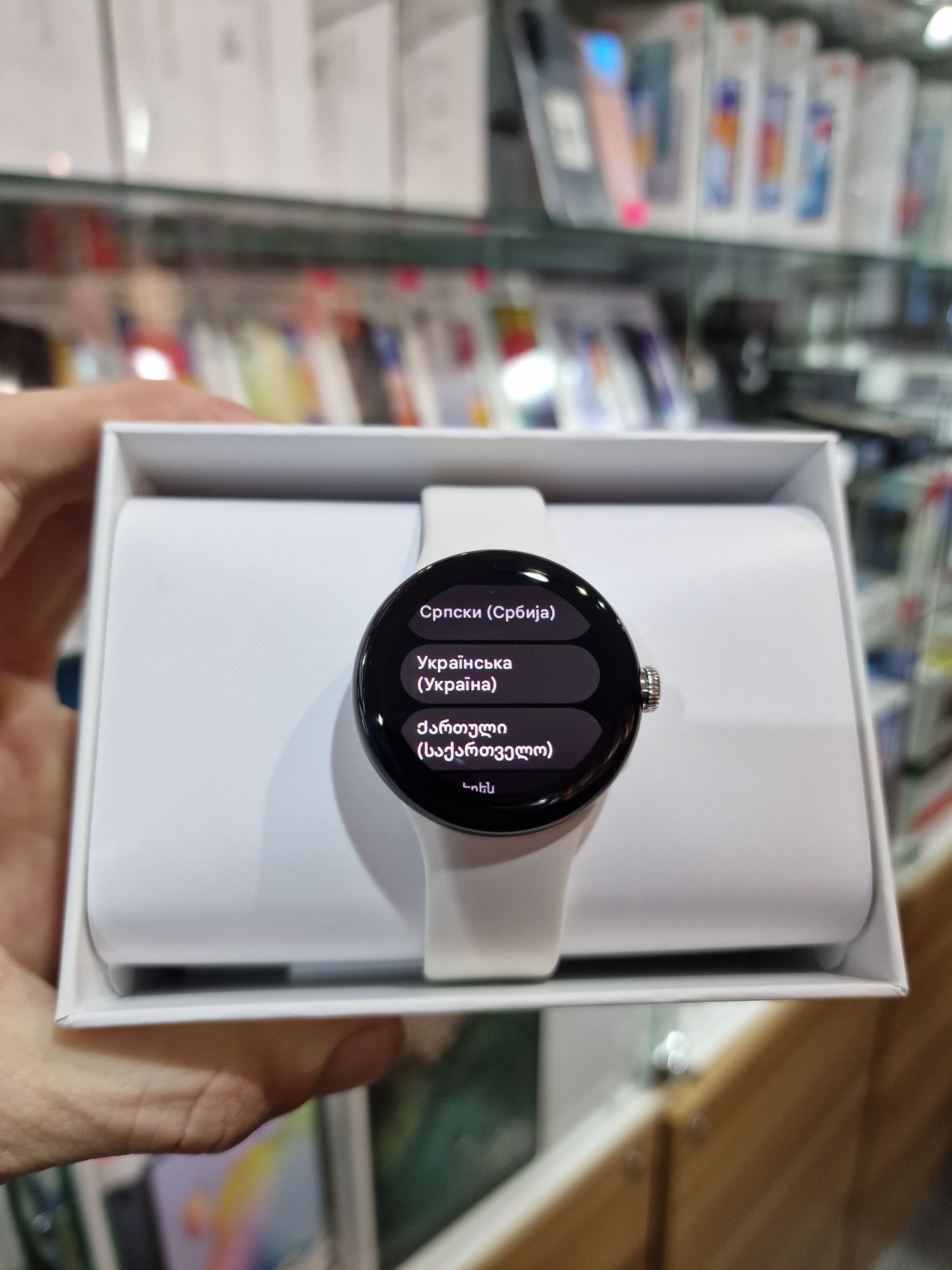 Смарт-годинник Google Pixel Watch LTE Polished Silver Case/Chalk Activ