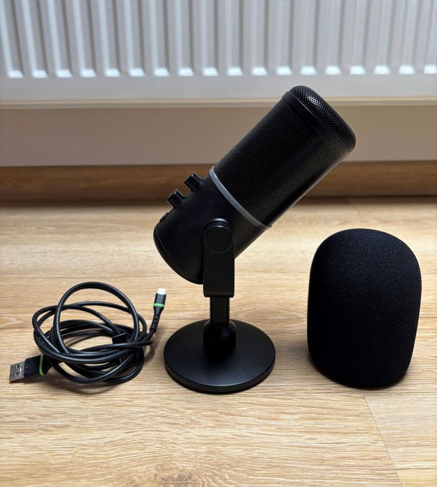 Mikrofon Razer Seiren Elite i akcesoria, stan idealny