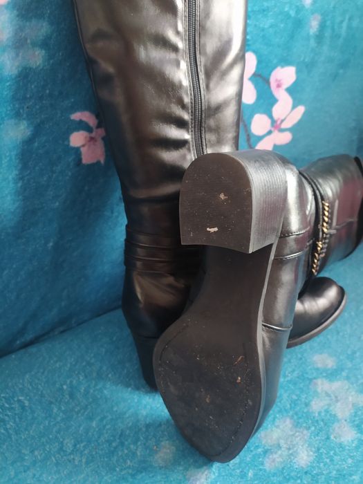 Wysokie kozaki za kolano używane 44 rozmiar 29 cm