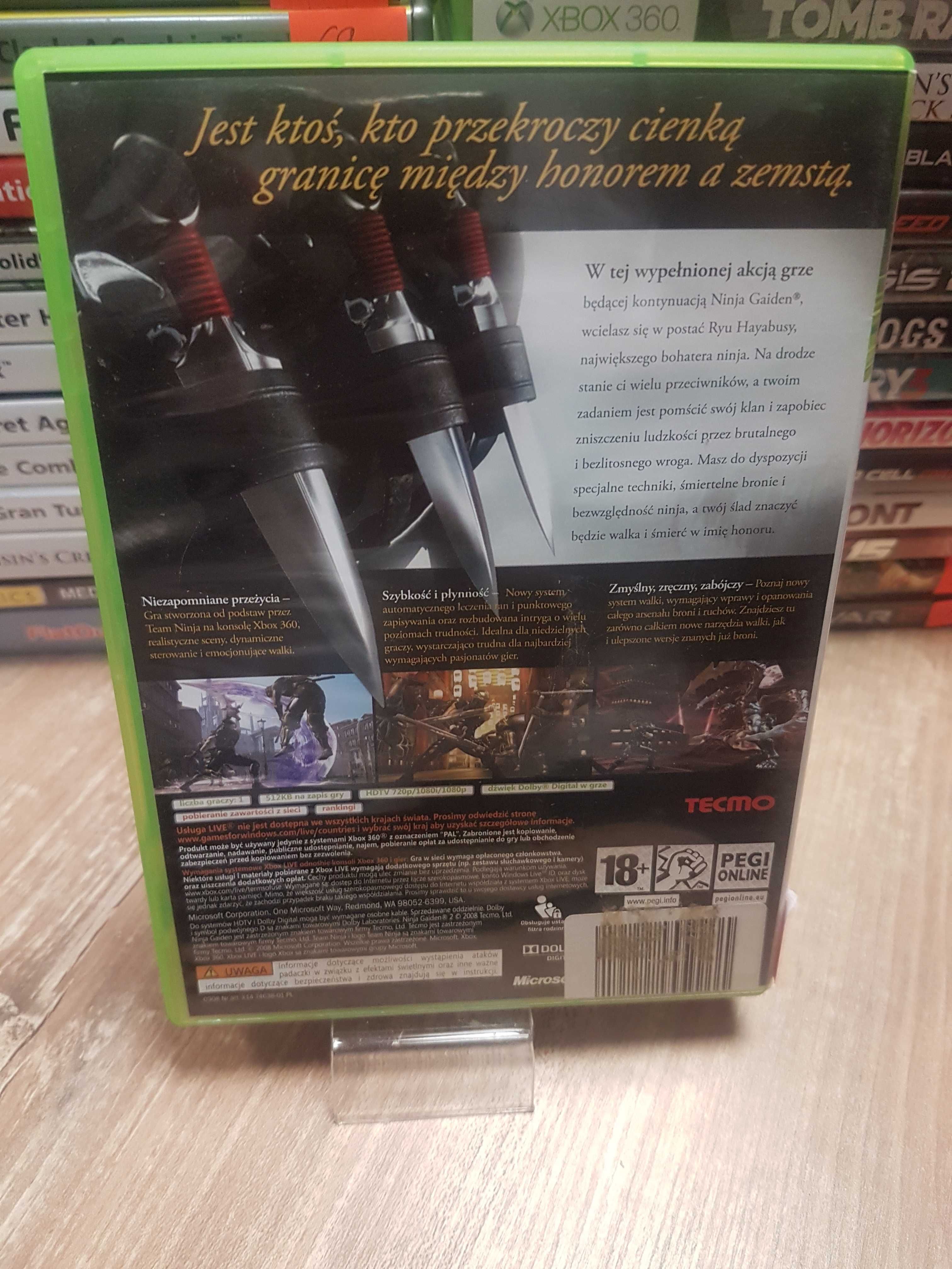 Ninja Gaiden II X360,  Sklep Wysyłka Wymiana