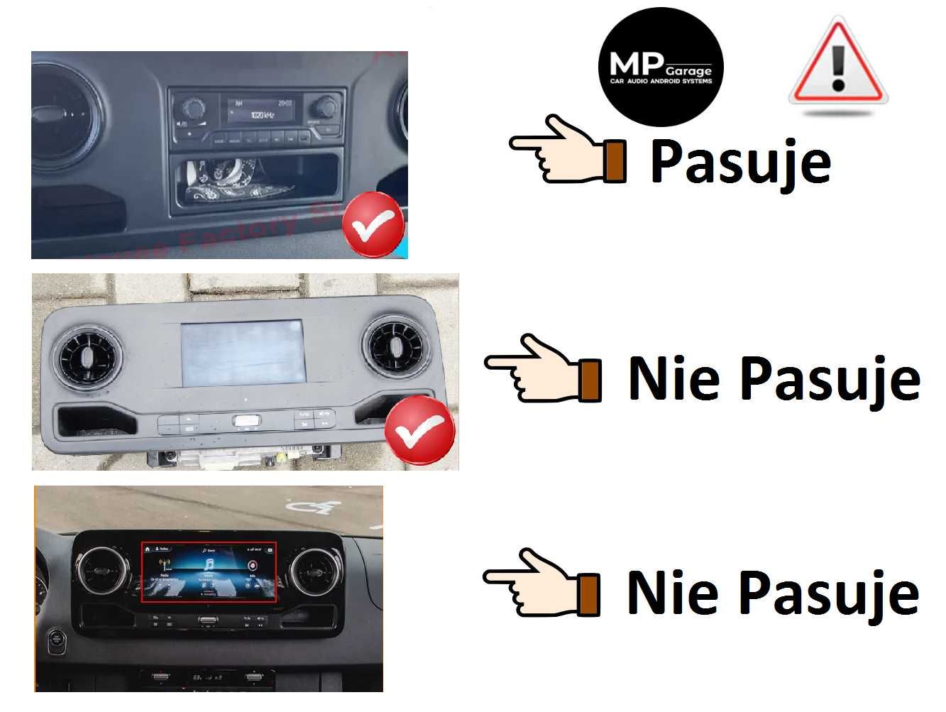 MB Sprinter W907 W910 Radio Android Nawigacja CarPlay/AA 4G Qled FV PL