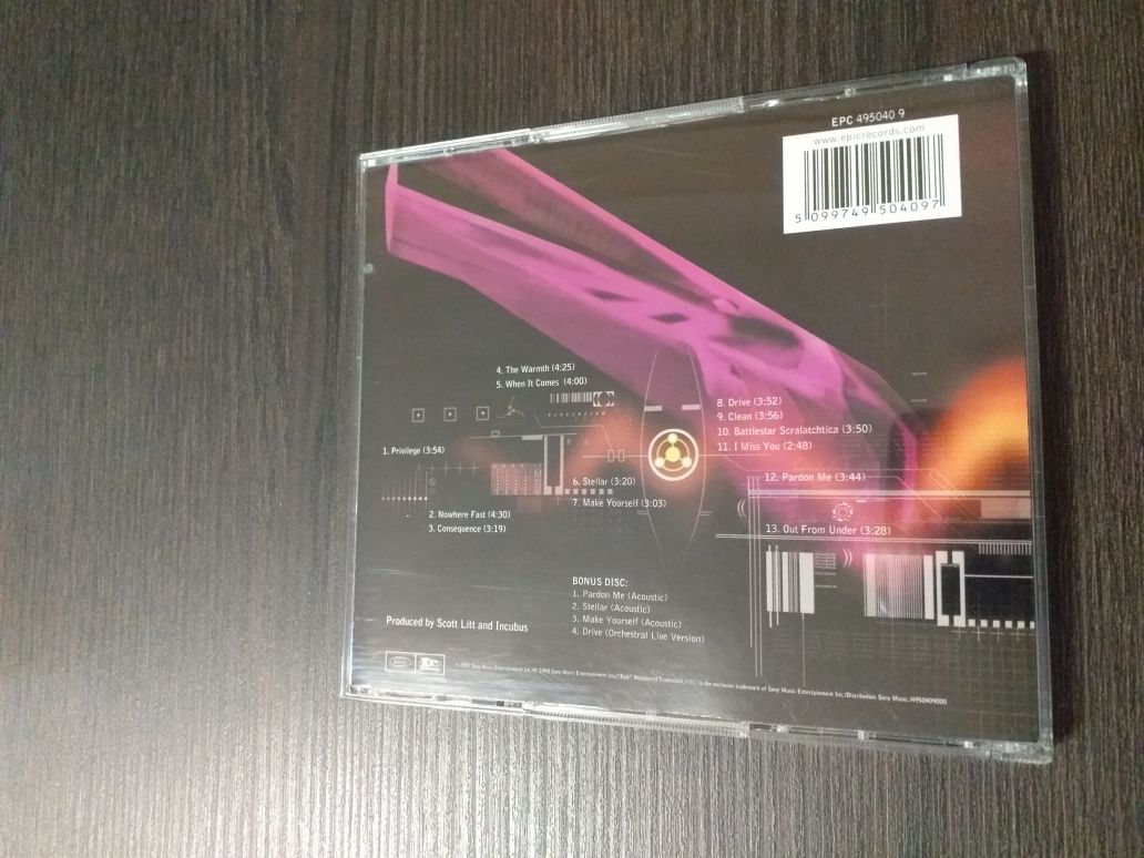NOVO Cd INCUBUS duploMake Yourself Ltd Tour edition,VejazonasDIASUTEIS