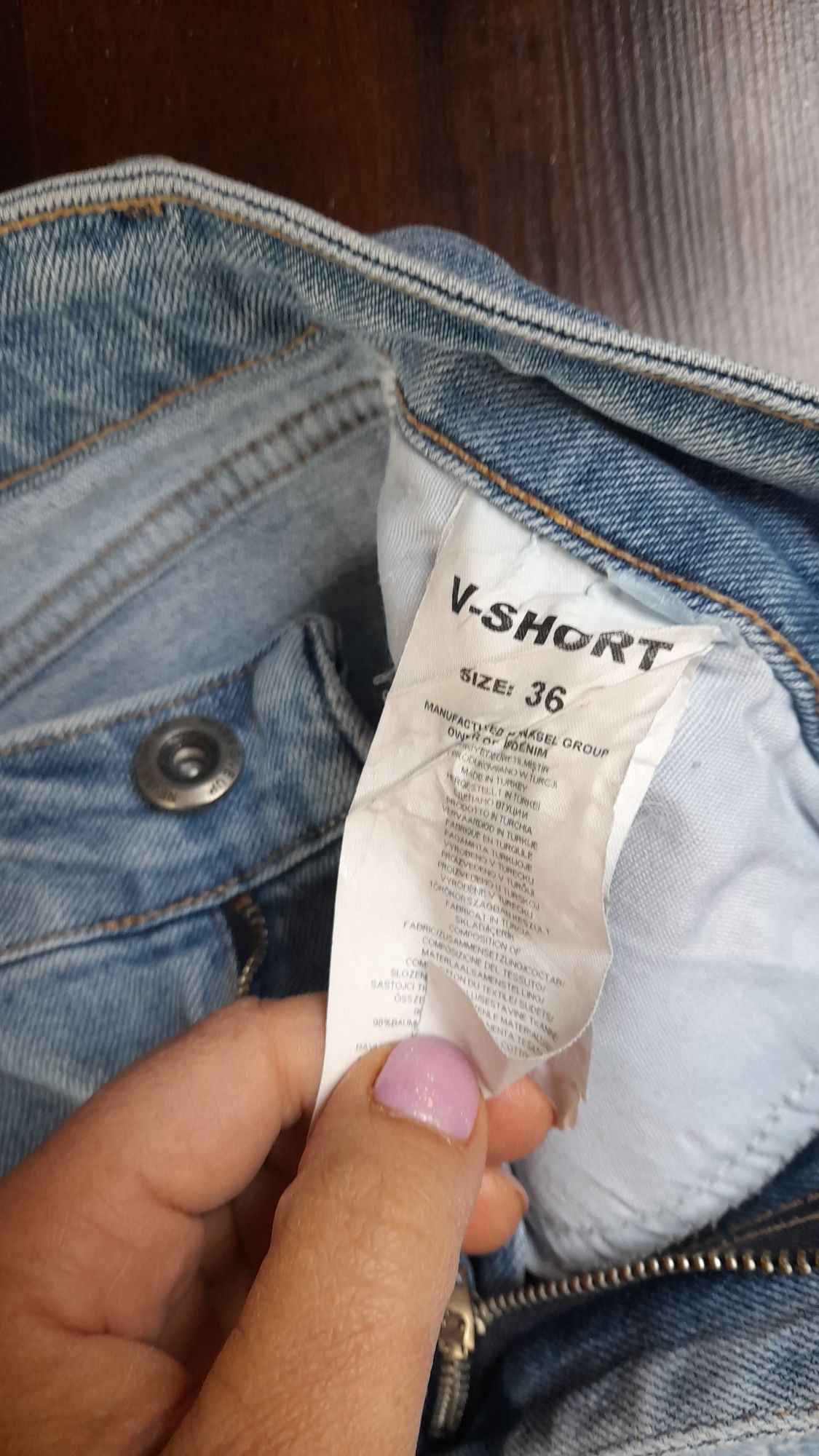 Spodenki jeans 36