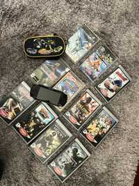 Psp sony + jogos + capa