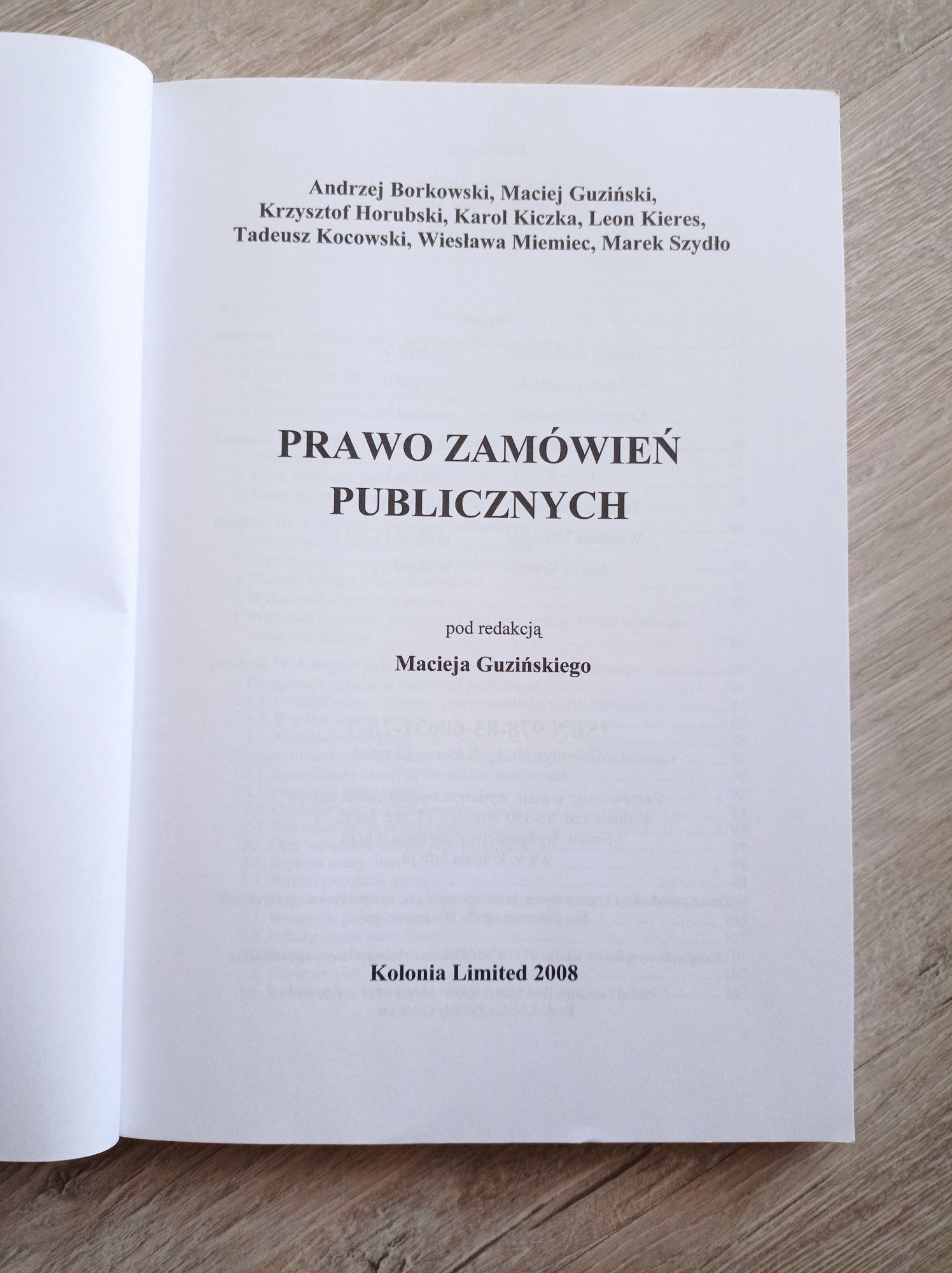 Prawo zamówień publicznych. Andrzej Borkowski