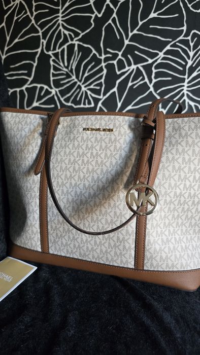 Сумка шоппер Michael Kors  Белая