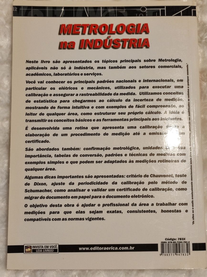 Livro Metrologia na Indústria