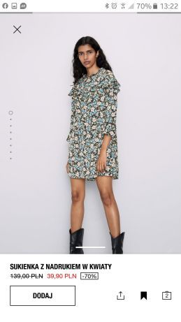 Sukienka Nowa zara roz s