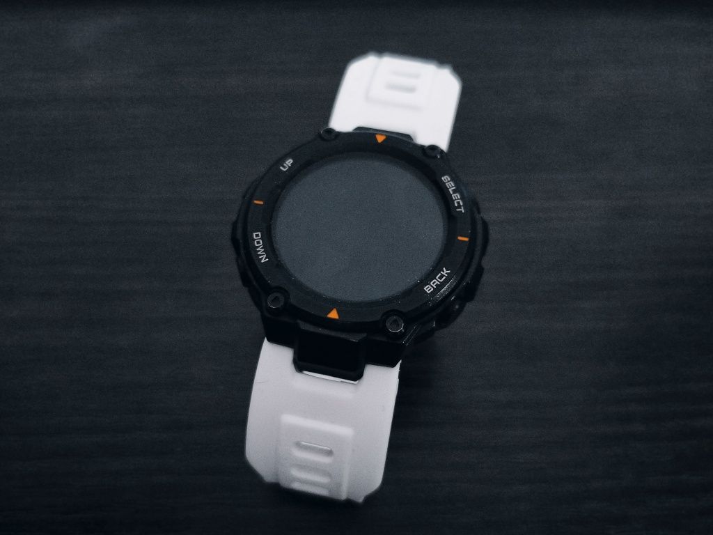 Zegarek smartwatch Xiaomi Amazfit T-REX używany + paski, szkło na lcd