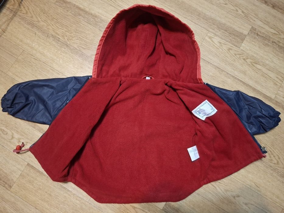 Куртка дитяча демі/тепла зима , на флісі, прорезинина водо- та вітро-в