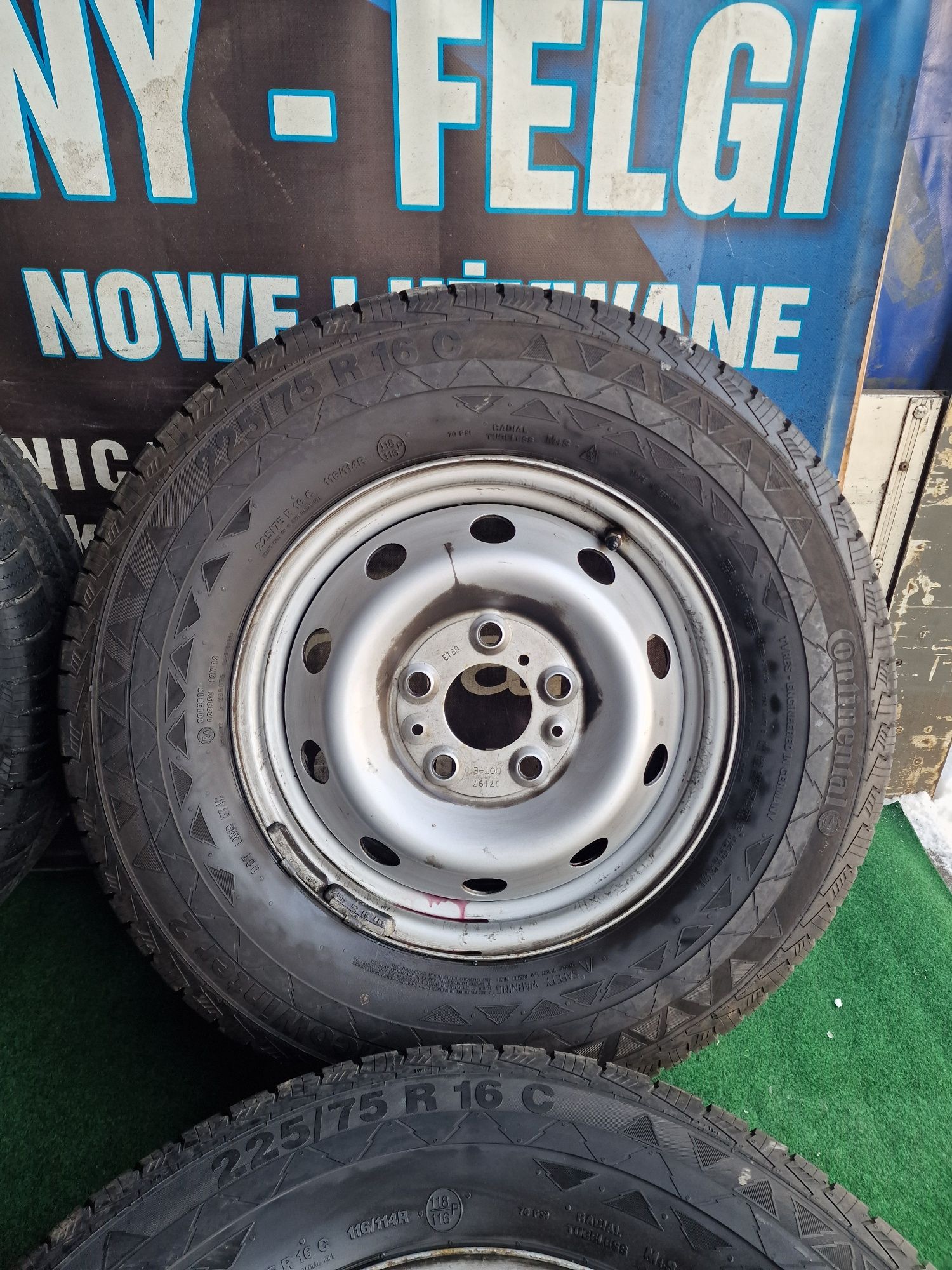 Koła zimowe 16 5×130 Fiat Ducato Peugeot Boxer Citroen Jumper 9mm