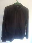Pull&Bear  r XL - 42 koszula czarna z wzorkiem