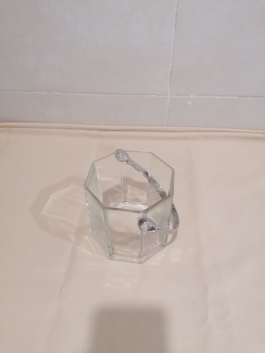 Balde de vidro para gelo