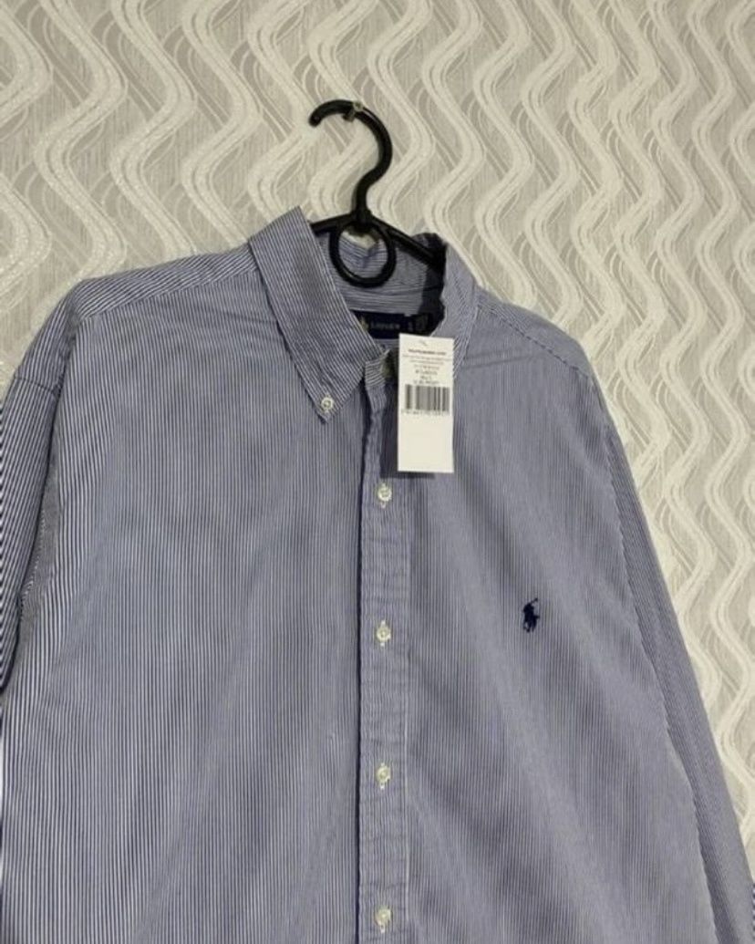Polo Ralph Lauren чоловiча сорочка, брендова сорочка, рубашка в полоск