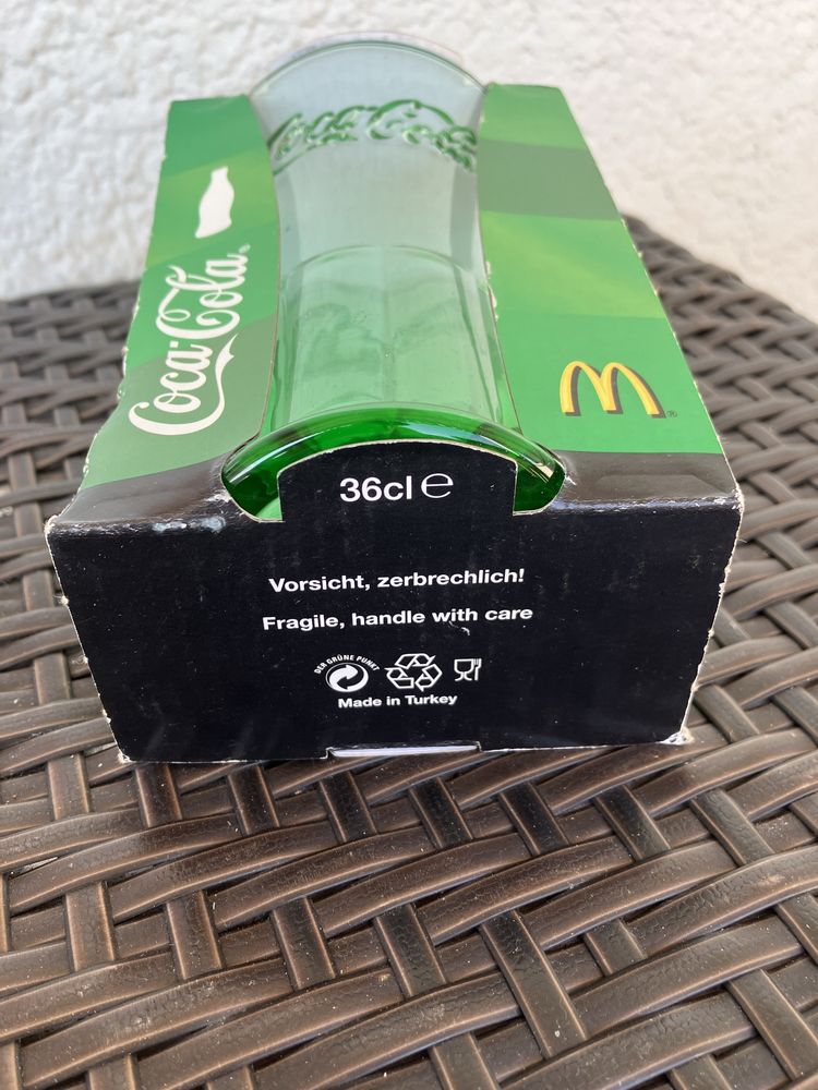 Стакан Coca Cola & McDonalds Green (design inspired from the 1900's)