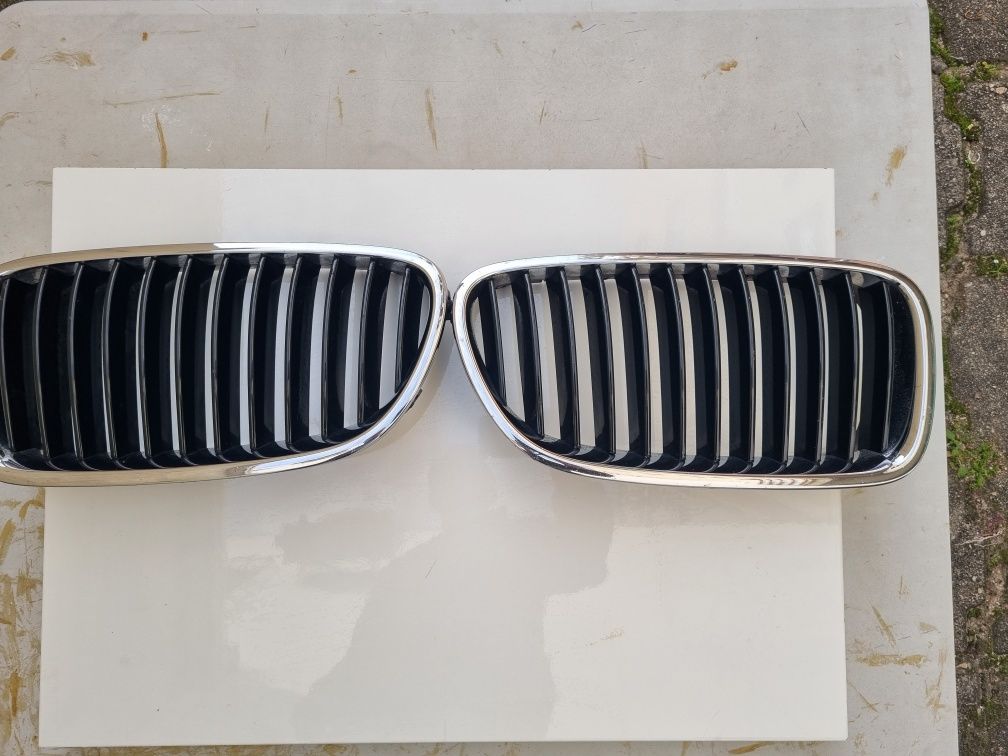 Grelhas BMW F10/F11 série 5 cromadas/preto piano originais