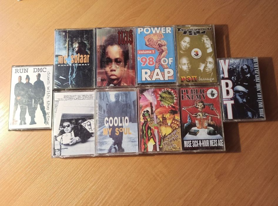 Кассеты MC Solaar, NAS, Public enemy, ATCQ