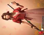 Figurka Aerith, Final Fantasy VII, Żywica, Ręcznie Malowana