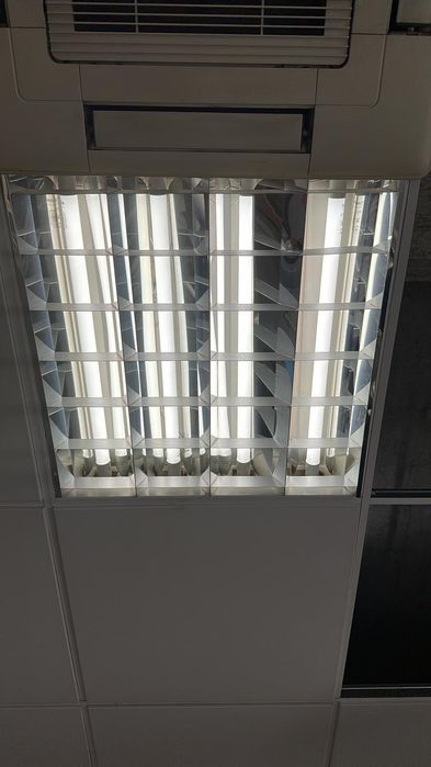 Armaduras fluorescentes 4×18w