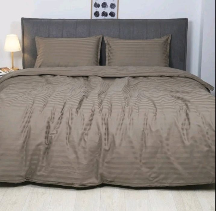 Безкоштовна доставка. Сатин Страйп Stripe Вилюта Viluta. 100% бавовна