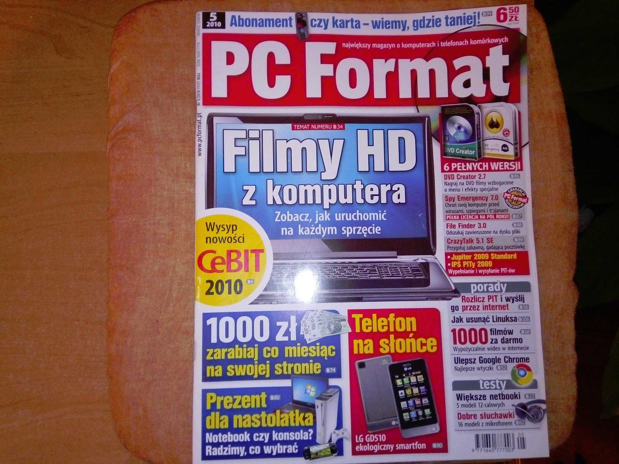 PC Format 5 2010 maj (117) Gazeta + płyta CD Czasopismo