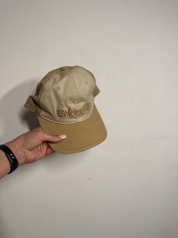 Balenciaga duo color beige trucker z daszkiem unisex czapka prem