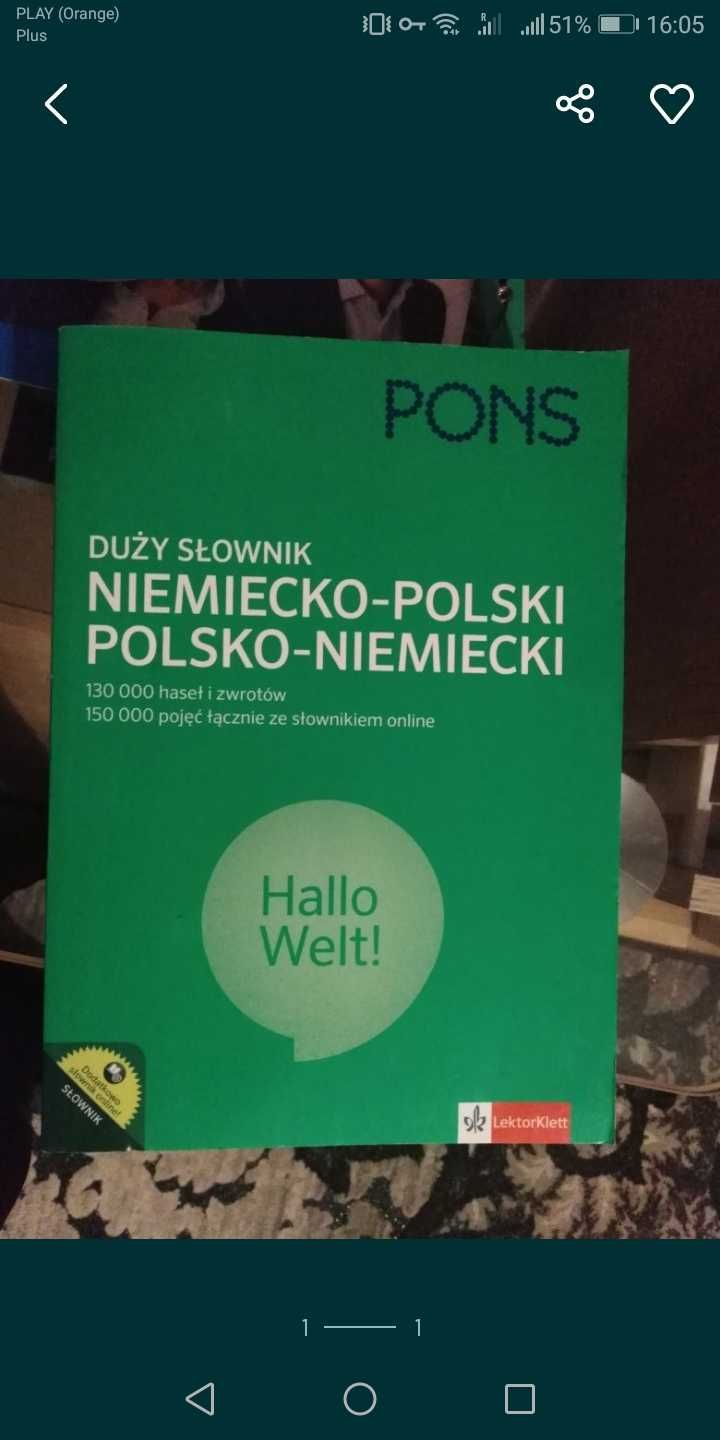 Duzy słownik języka niemieckiego