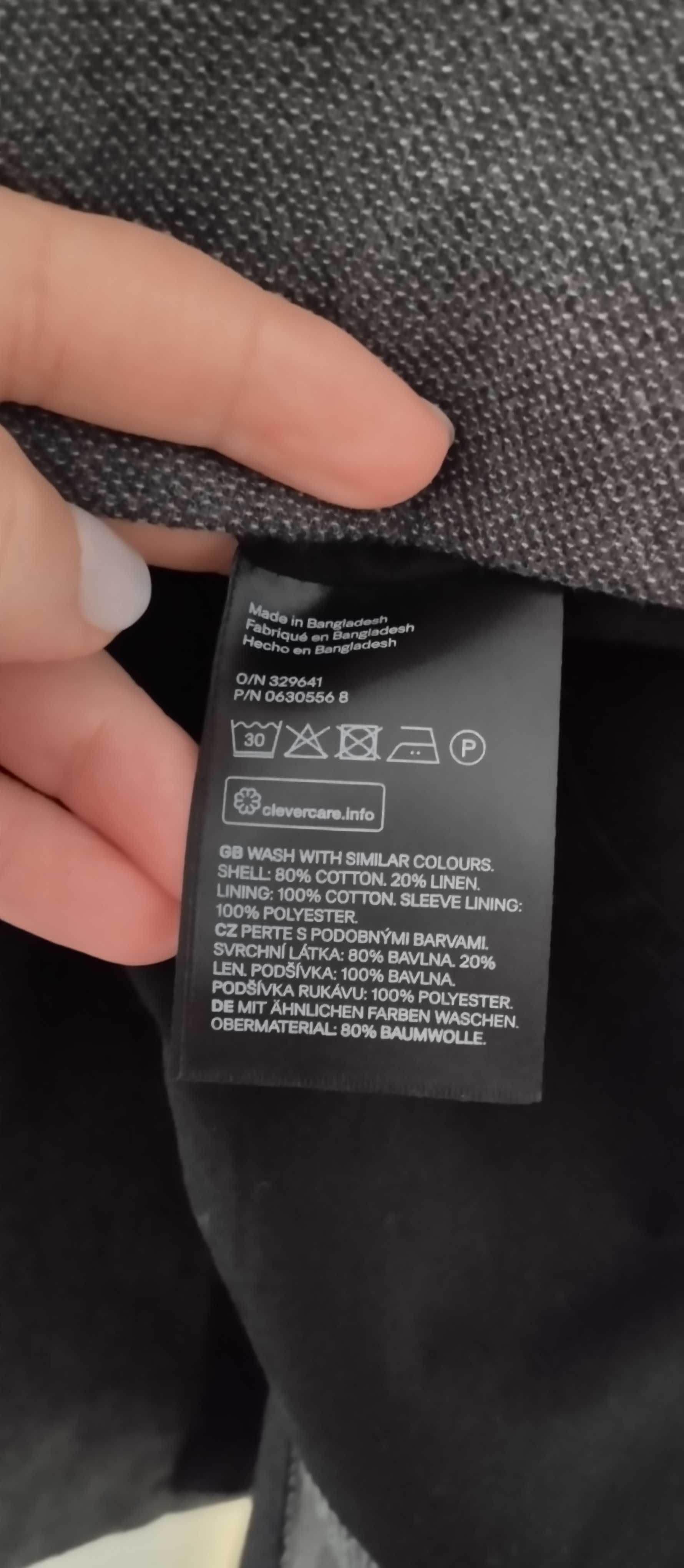 Marynarka elegancka dla chłopca szara 140/146 H&M