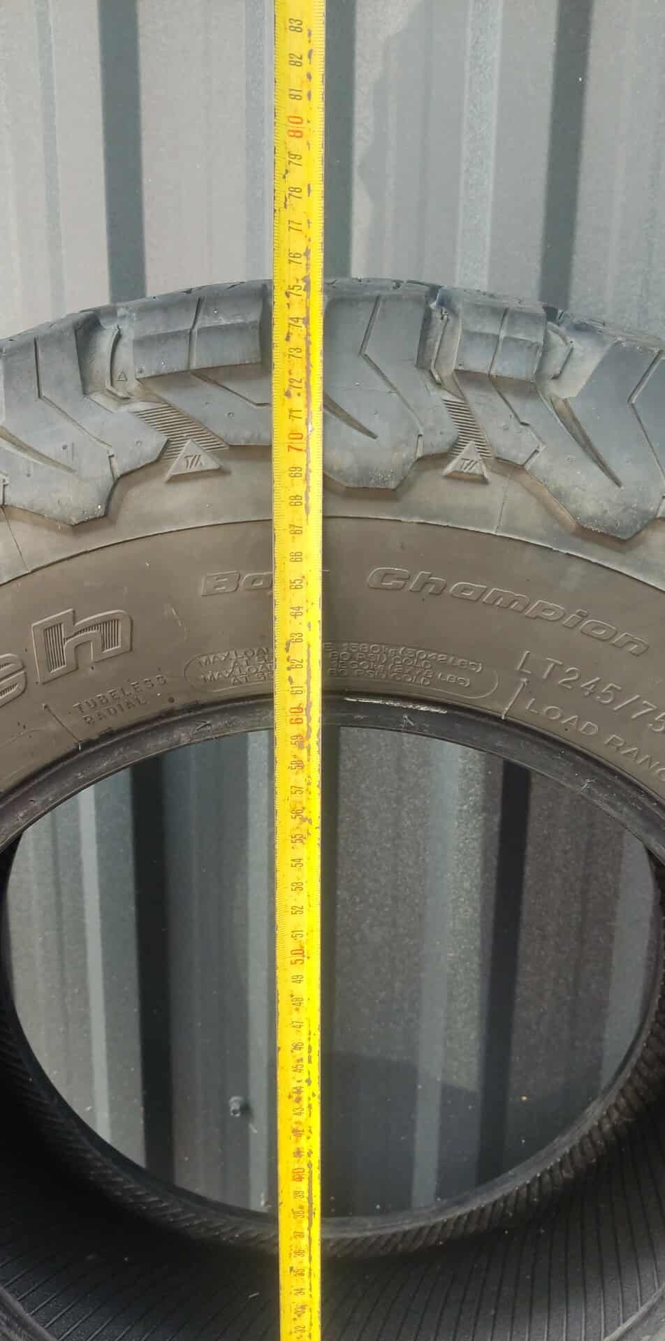Bf Goodrich 245/75/16