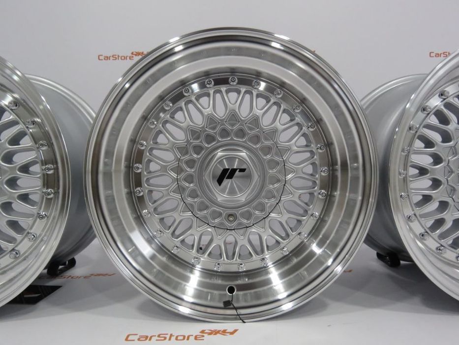 Jantes Japan Racing JR9 15 '' 7 + 8j et20 4x100 + 108 Silver
