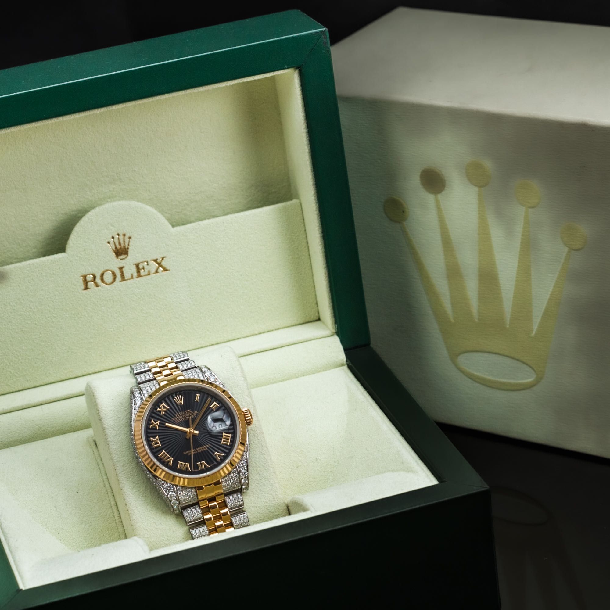 Diamentowy zegarek Rolex Datejust 36