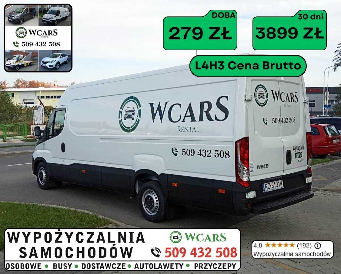 Iveco dostawcze bus wynajem wypożycz samochód dostawczy L2H2 L3H2 L4H2