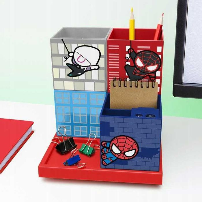 MARVEL SPIDER-MAN Przybornik Na Biurko Organizer SPIDEY Nowy Poznań