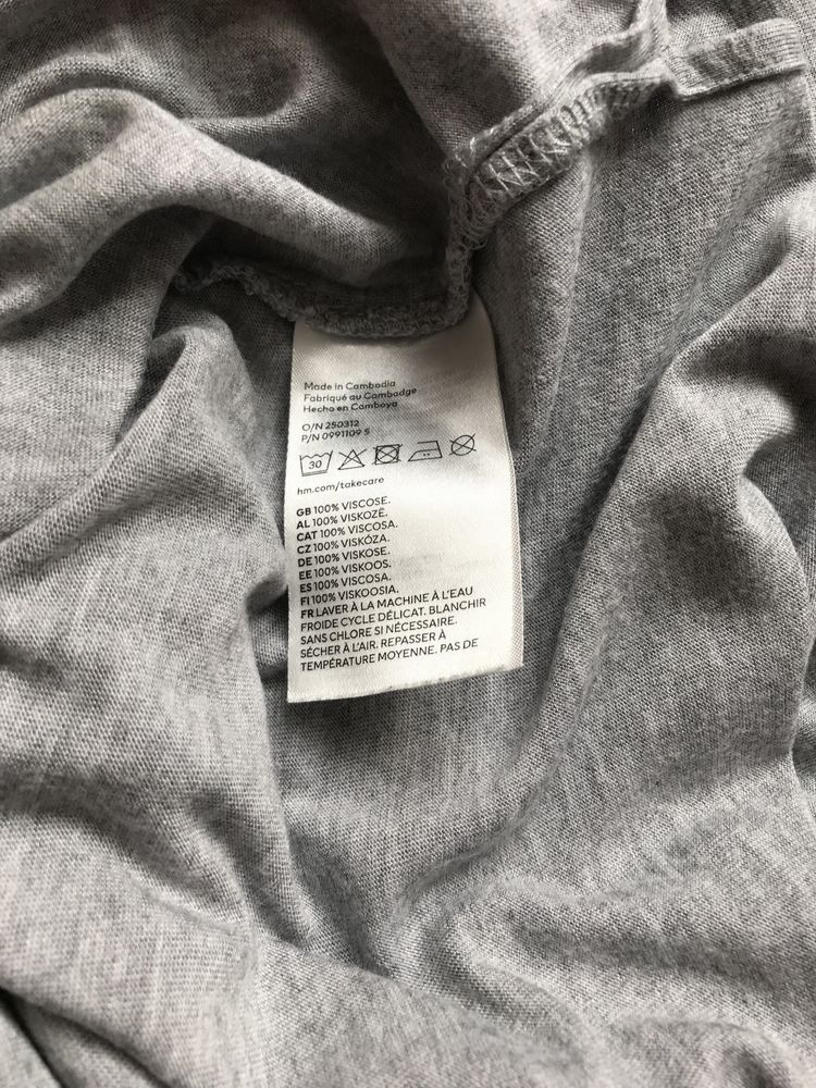 Szara sukienka H&M r. M