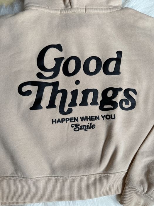 Худі/світшот/кофта кроп утеплена вкорочена