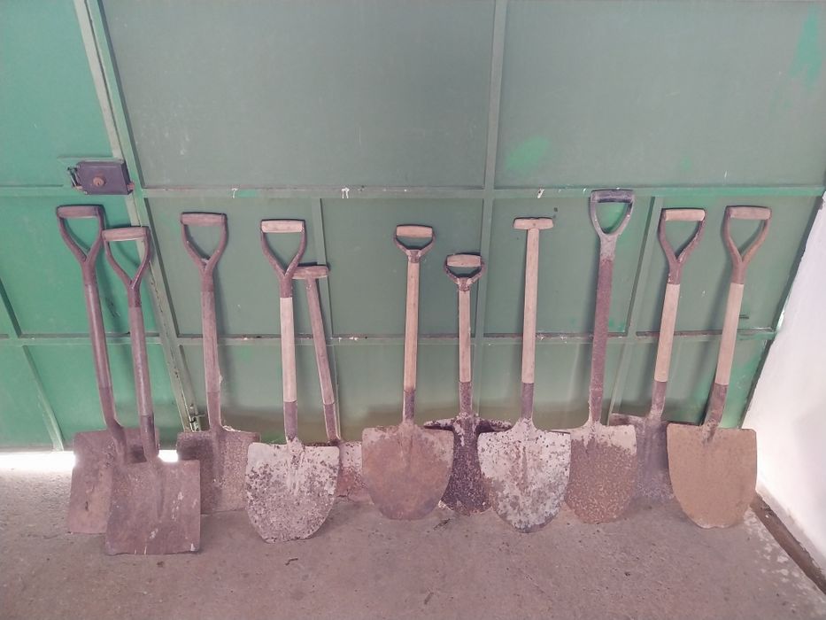 Pá antigas alfaia agrícola obras