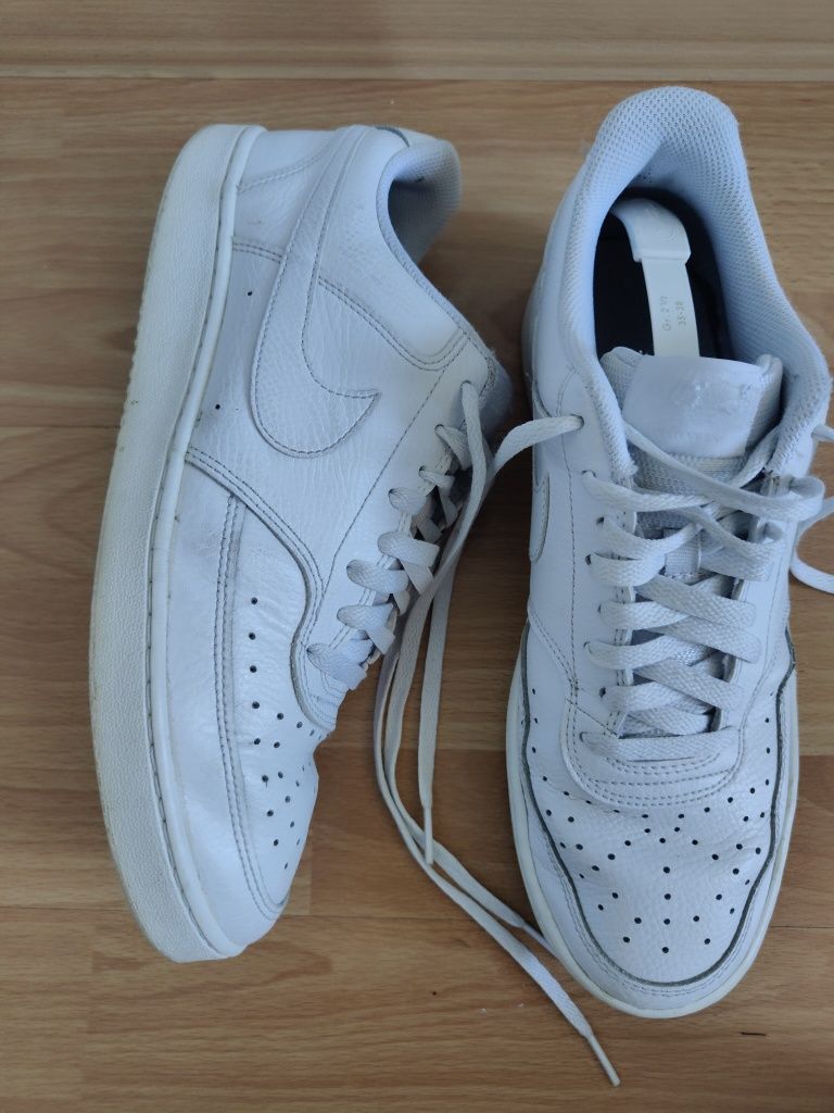 Nike buty sportowe court vision low Sneakersy białe r 44 wkładka 28cm