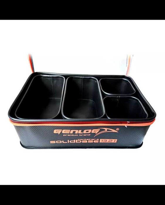Zestaw pojemników GENLOG EVA Solid Base Carbon C-47x27x12+4